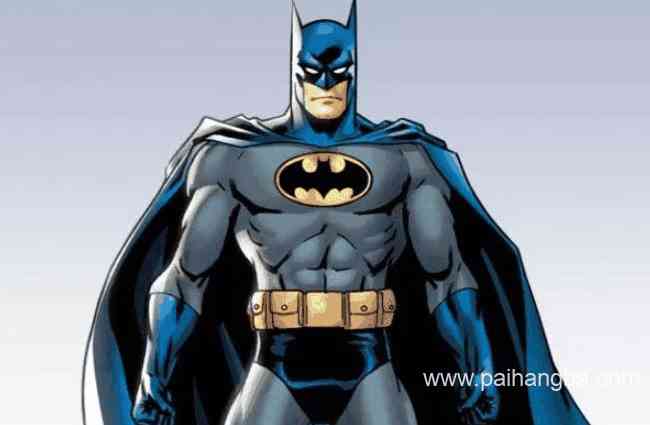 有史以来最受欢迎的十大超级英雄 蝙蝠侠排在第一