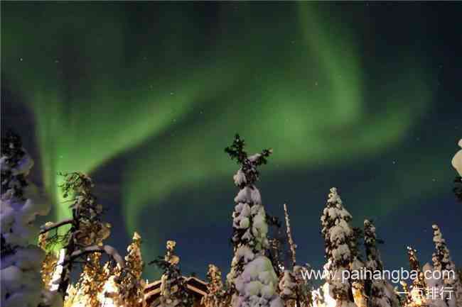 世界十大北极光最佳观赏地 排名第一的是阿拉斯加