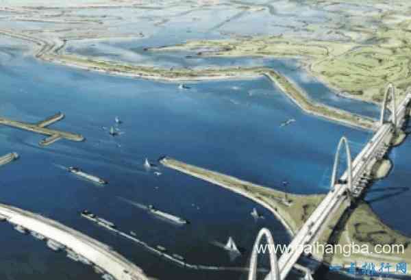 荷兰小渔村建成世界最长自动升降防洪堤坝 长为300多米