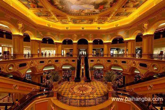 全球十大豪华赌场 中国澳门威尼斯人为世界上最豪华的赌场