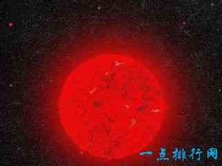 已知最大的星体 大犬座VY半径是太阳的2100倍