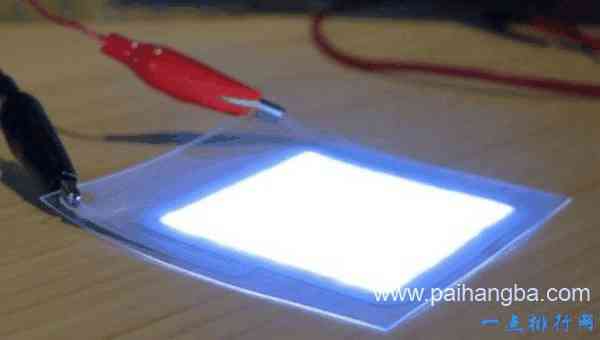 世界上最薄的LED灯 真正的纸片灯